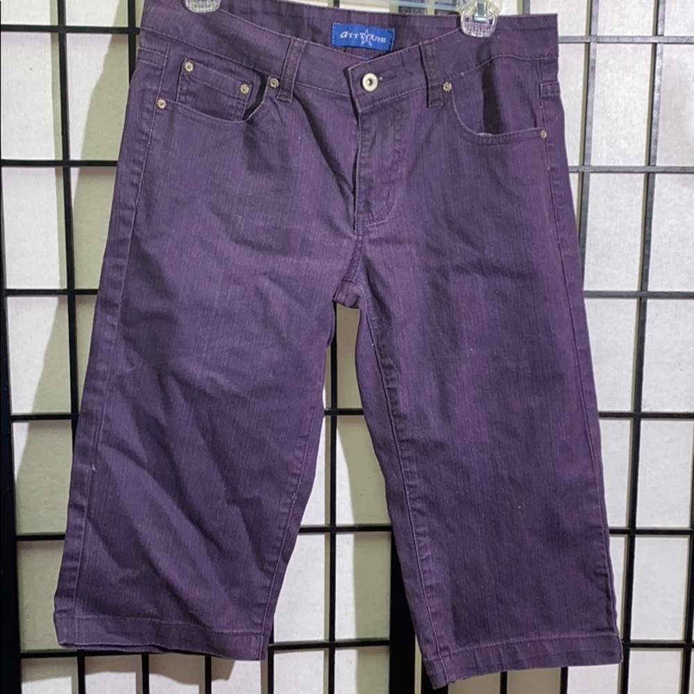 Attitude Denim Capris/Knee Length Size 11/12